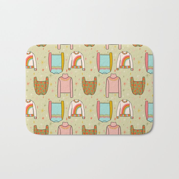 Sweater Weather Print Bath Mat Gallery Image 1