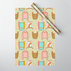 Sweater Weather Print Wrapping Paper Gallery Image 1