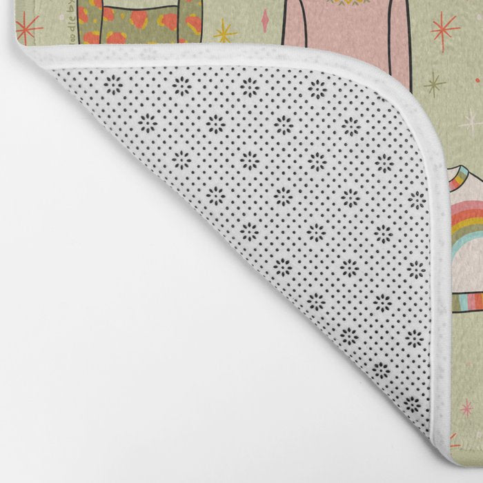Sweater Weather Print Bath Mat Gallery Image 2