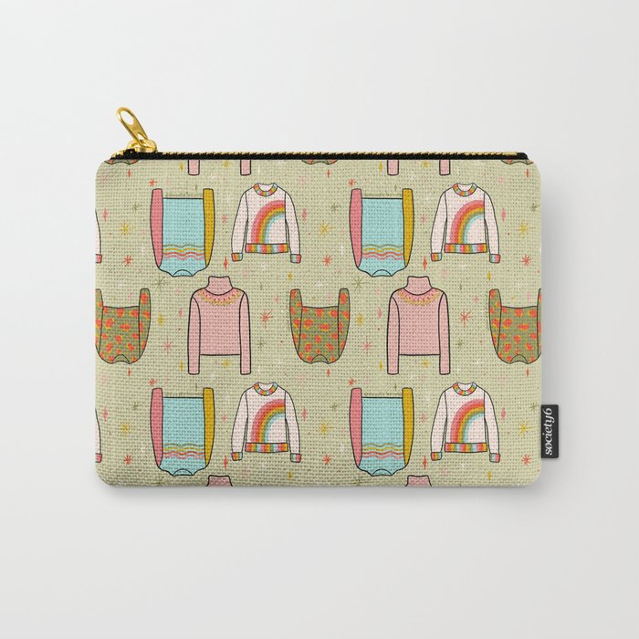 Sweater Weather Print Carry All Pouch Gallery Image 1