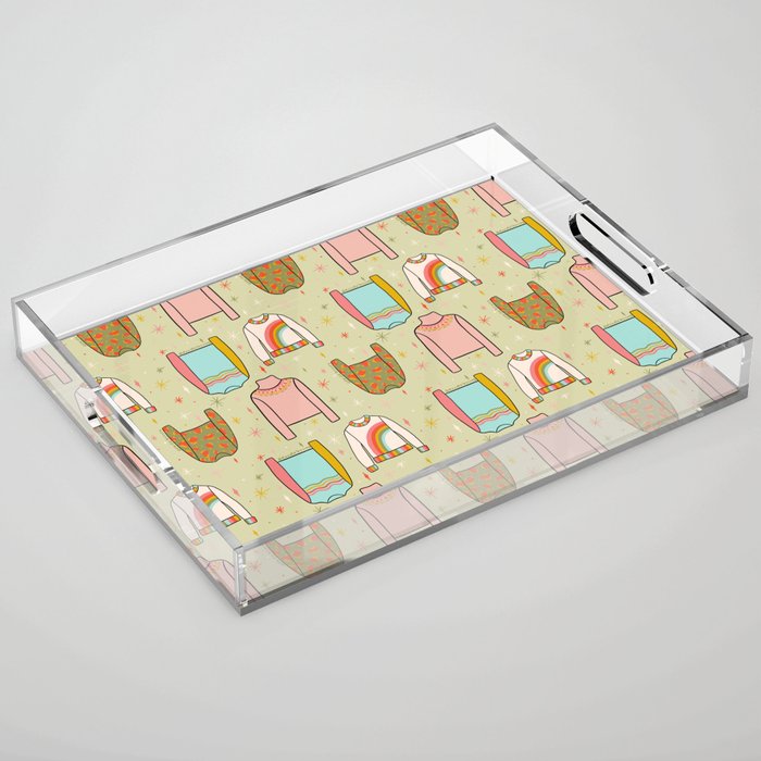 Sweater Weather Print Acrylic Tray Gallery Image 1