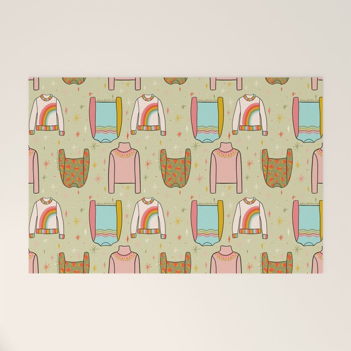 Sweater Weather Print Welcome Mat Gallery Image 1