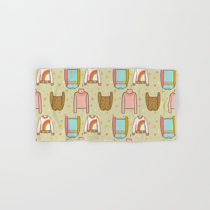 Sweater Weather Print Bath Towel Gallery Image 1