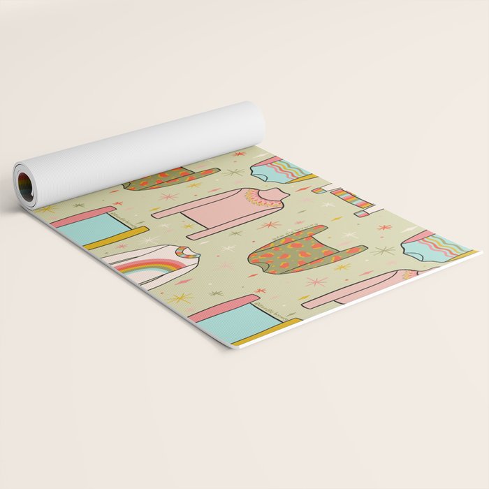 Sweater Weather Print Yoga Mat Gallery Image 2