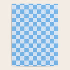 Light Blue Checks Poster Gallery Image 4