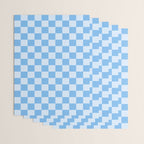 Light Blue Checks Wrapping Paper Gallery Image 3