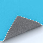 Turquoise Bright Blue Solid Color Rug Gallery Image 4
