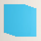 Turquoise Bright Blue Solid Color Wrapping Paper Gallery Image 3