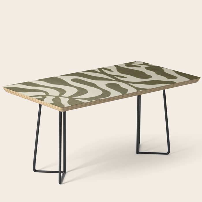 One Hundred-Leaved Plant #20 / Lino Print Coffee Table Gallery Image 1