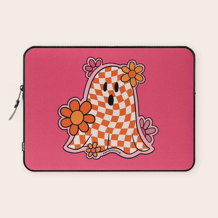 Checkerboard Ghost Laptop Sleeve Gallery Image 1