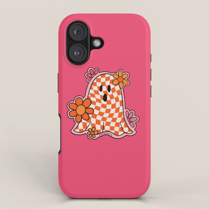 Checkerboard Ghost iPhone Case Gallery Image 1