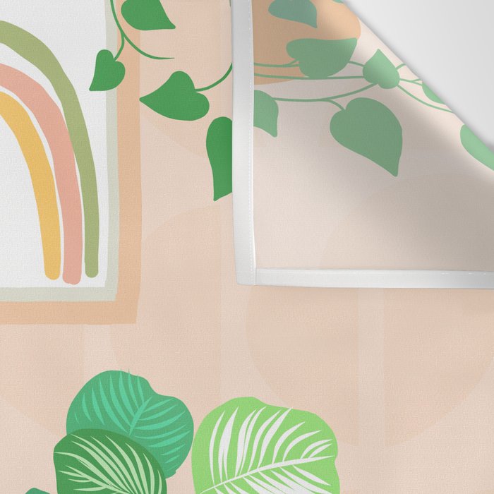 Home Green Home Garden with Cats Wall Tapestry Gallery Image 3