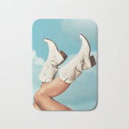 These Boots - Blue Sky Bath Mat Gallery Image 1