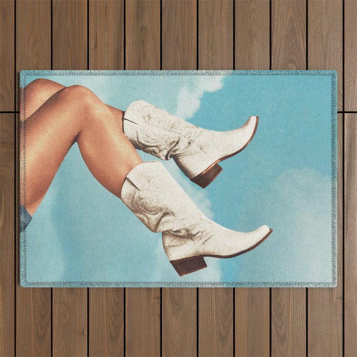 These Boots - Blue Sky Outdoor Rug Gallery Image 1