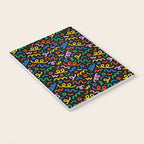Fun colorful doodle art pattern Notebook Gallery Image 3