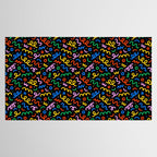 Fun colorful doodle art pattern Tablecloth Gallery Image 2
