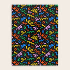 Fun colorful doodle art pattern Notebook Gallery Image 4