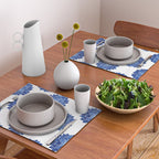 Indigo Succulent |  Watercolor Painting Placemat Gallery Image 2