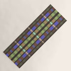 Fusion Colorful Toned Grids Yoga Mat Gallery Image 1
