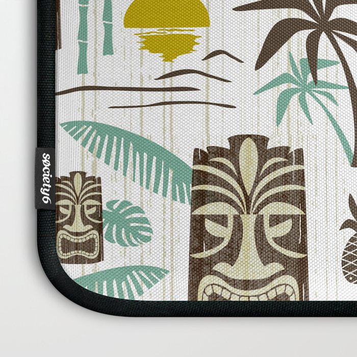 Island Tiki - White Laptop Sleeve Gallery Image 3