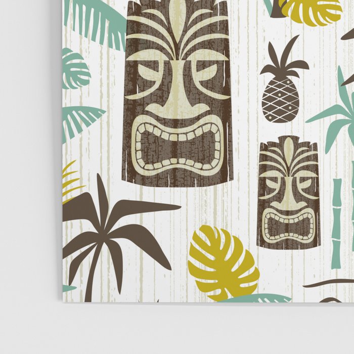 Island Tiki - White Poster Gallery Image 3