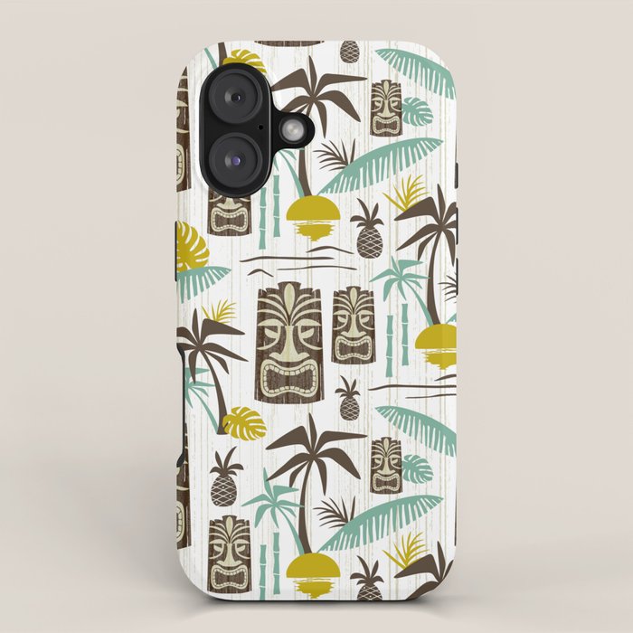 Island Tiki - White iPhone Case Gallery Image 1