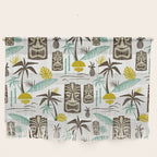 Island Tiki - White Wall Hanging Gallery Image 1