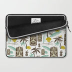 Island Tiki - White Laptop Sleeve Gallery Image 2