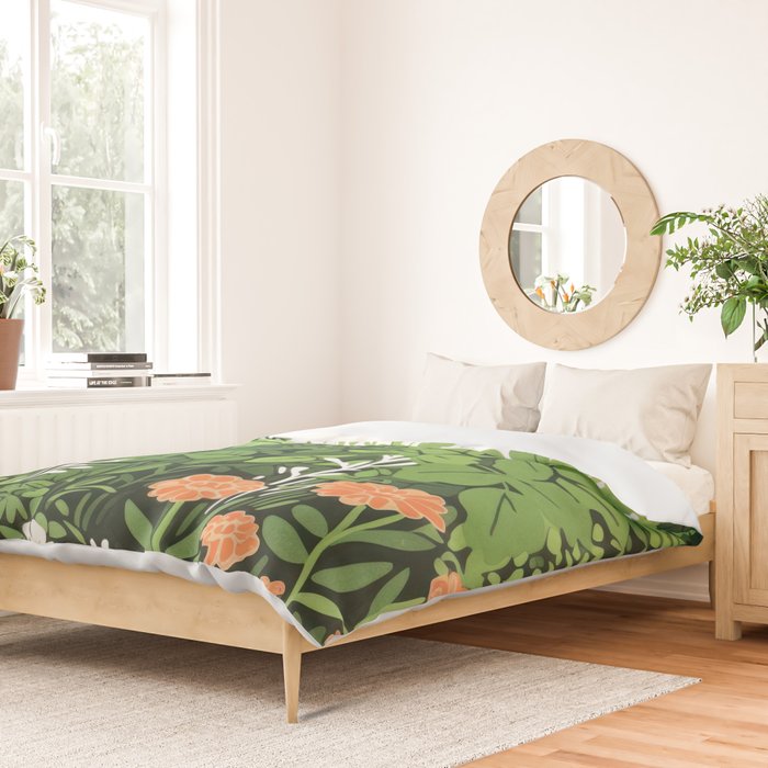 Small Green Gamble Duvet Cover Gallery Image 2
