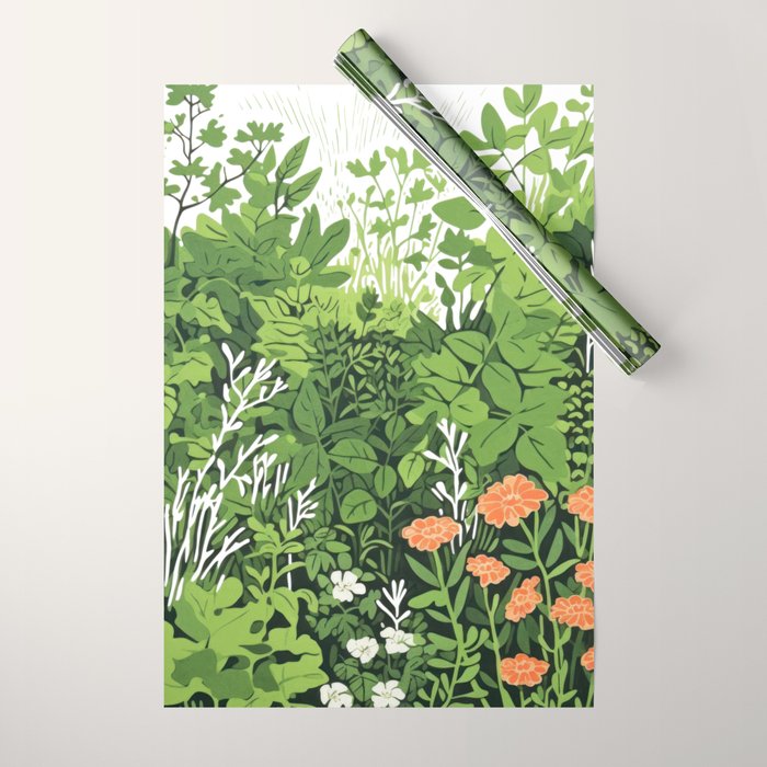 Small Green Gamble Wrapping Paper Gallery Image 1