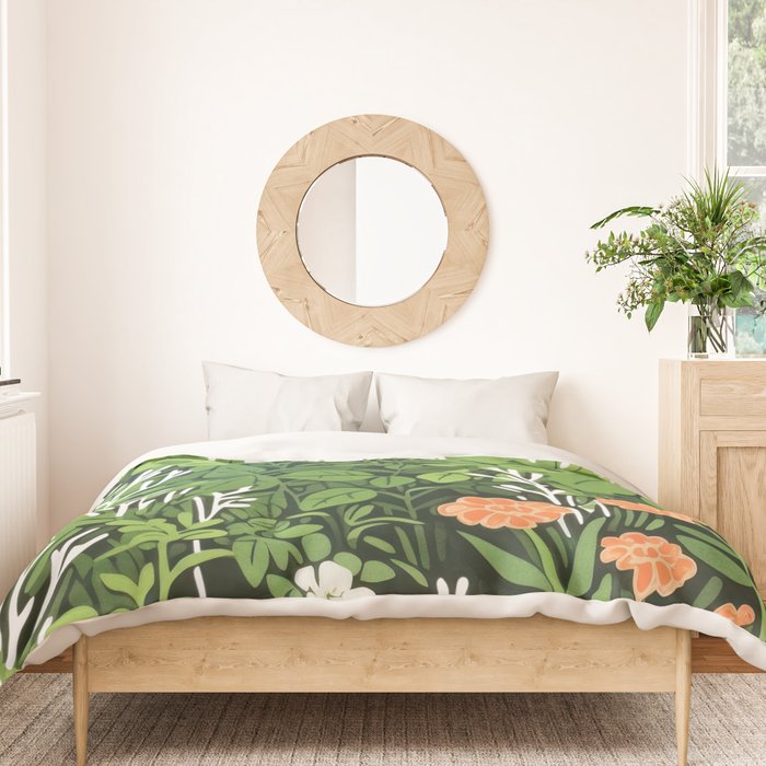 Small Green Gamble Duvet Cover Gallery Image 3