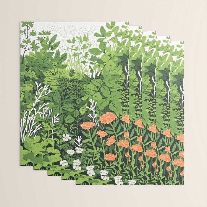 Small Green Gamble Wrapping Paper Gallery Image 3