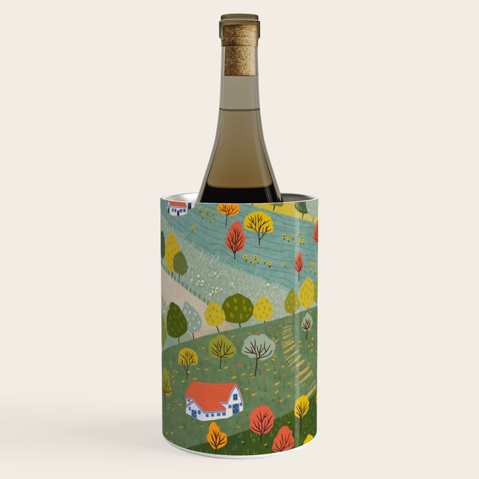 Fall villages Wine Chiller Gallery Image 1