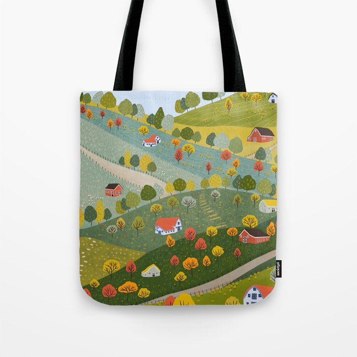 Fall villages Tote Bag Gallery Image 1