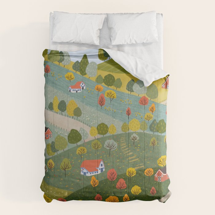 Fall villages Comforter Gallery Image 6