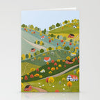 Fall villages Stationery Card Gallery Image 2