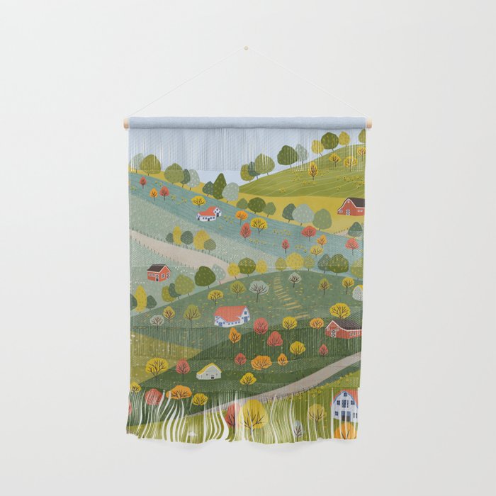 Fall villages Wall Hanging Gallery Image 1