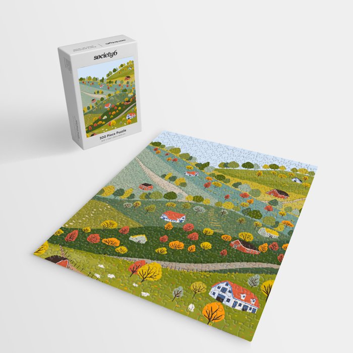 Fall villages Jigsaw Puzzle Gallery Image 2