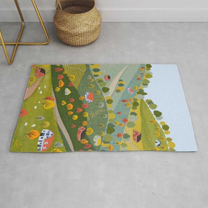 Fall villages Rug Gallery Image 1