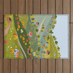 Fall villages Outdoor Rug Gallery Image 1