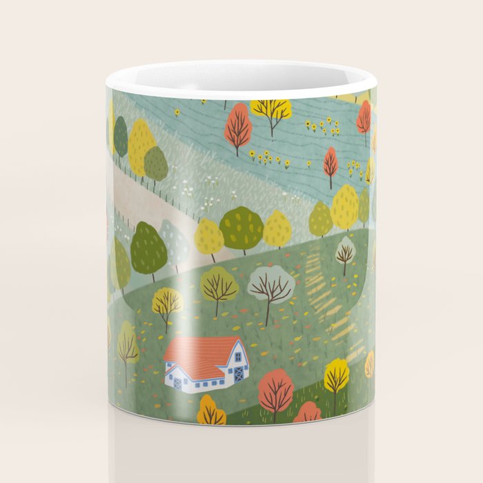 Fall villages Coffee Mug Gallery Image 4