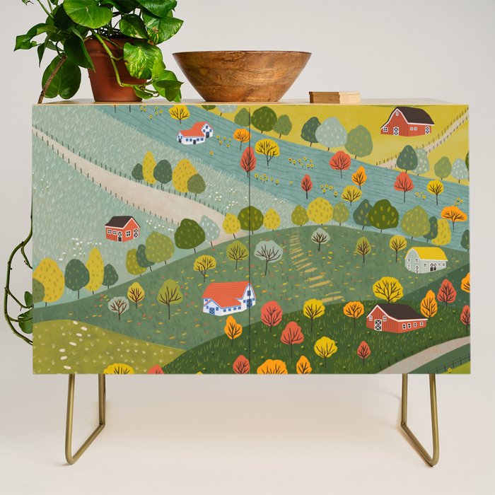 Fall villages Credenza Gallery Image 1