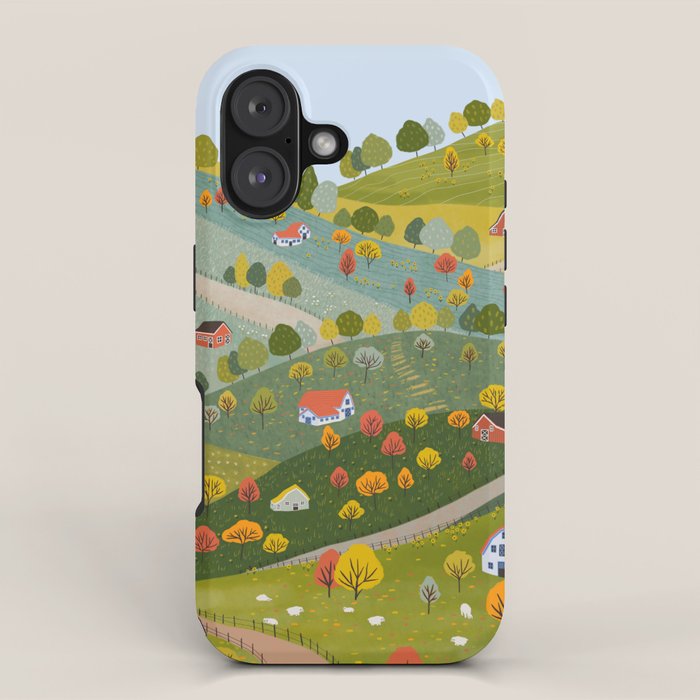 Fall villages iPhone Case Gallery Image 1