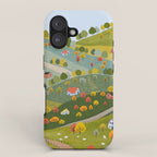 Fall villages iPhone Case Gallery Image 1