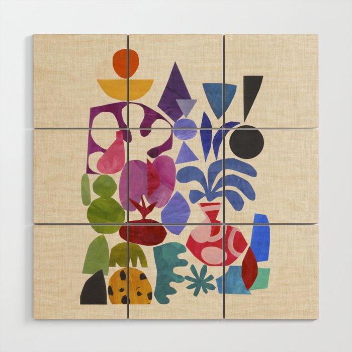My Pomegranate Wood Wall Art Gallery Image 1