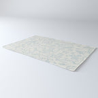William Morris Middlemore Blue Cornflower Chalk Pattern Rug Gallery Image 3