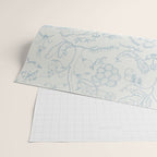 William Morris Middlemore Blue Cornflower Chalk Pattern Wrapping Paper Gallery Image 2