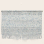 William Morris Middlemore Blue Cornflower Chalk Pattern Wall Hanging Gallery Image 1