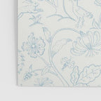 William Morris Middlemore Blue Cornflower Chalk Pattern Poster Gallery Image 3