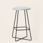William Morris Middlemore Blue Cornflower Chalk Pattern Stool Gallery Image 1